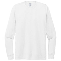 Allmade Unisex Bright white Tri-Blend Long Sleeve Tee