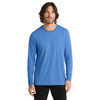 Allmade Unisex Azure Blue Tri-Blend Long Sleeve Tee
