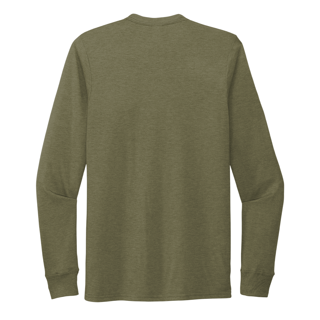 Allmade Unisex Olive You Green Tri-Blend Long Sleeve Tee