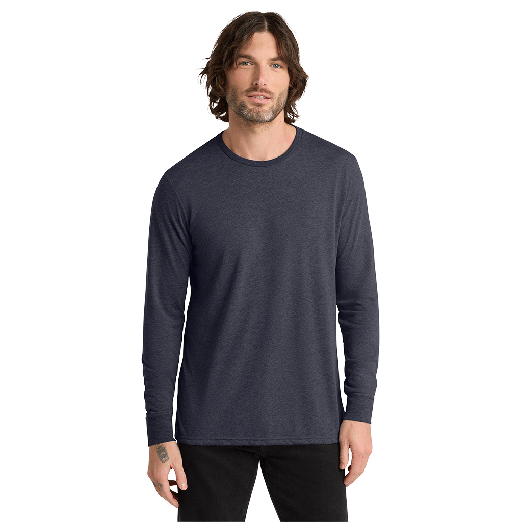 Allmade Unisex Rebel Blue Tri-Blend Long Sleeve Tee