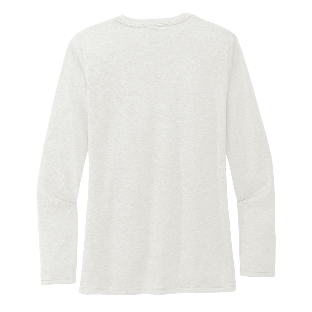 Allmade Women's Fairly White Tri-Blend Long Sleeve Tee