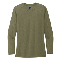 Allmade Women's Olive You Green Tri-Blend Long Sleeve Tee