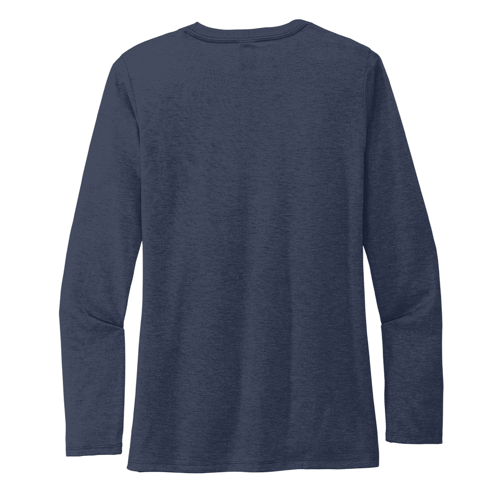 Allmade Women's Rebel Blue Tri-Blend Long Sleeve Tee