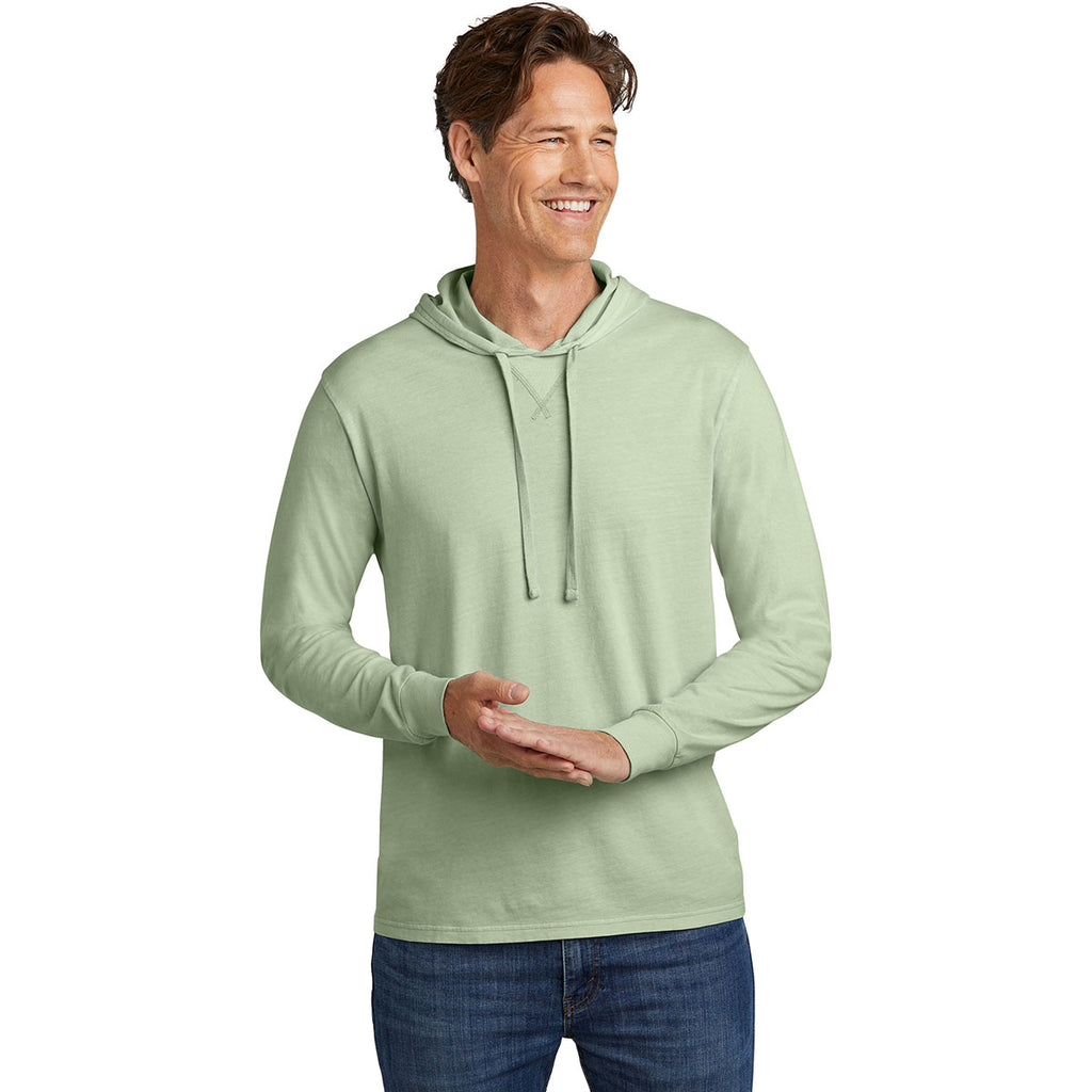 Allmade Unisex Lichen Green Mineral Dye Organic Cotton Hoodie Tee