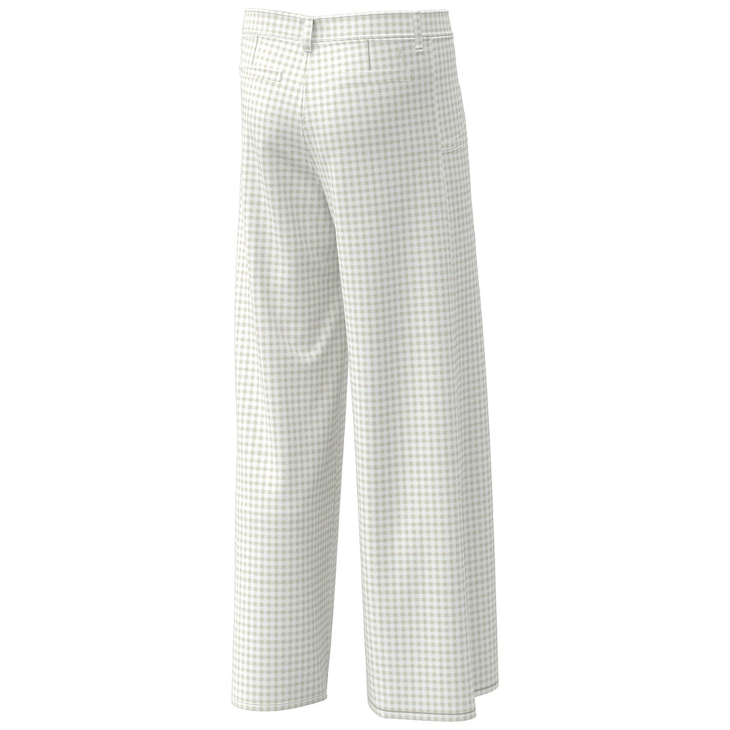 A. PUTNAM Women's Silver Birch Check Print Tulip Pants