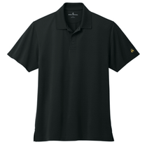 Brooks Brothers Men's Deep Black Mesh Pique Performance Polo