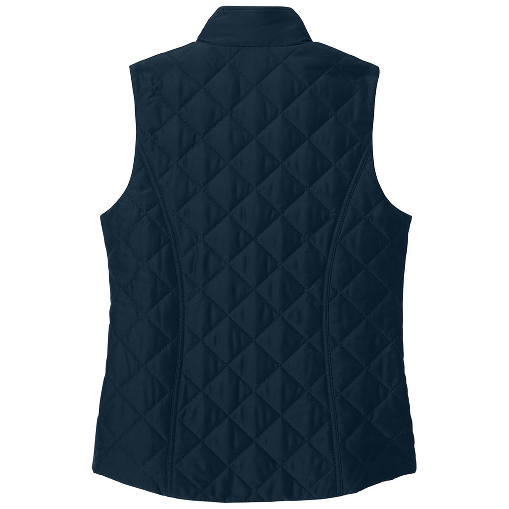 Brooks Brothers Women's Night Navy Quilted Vest