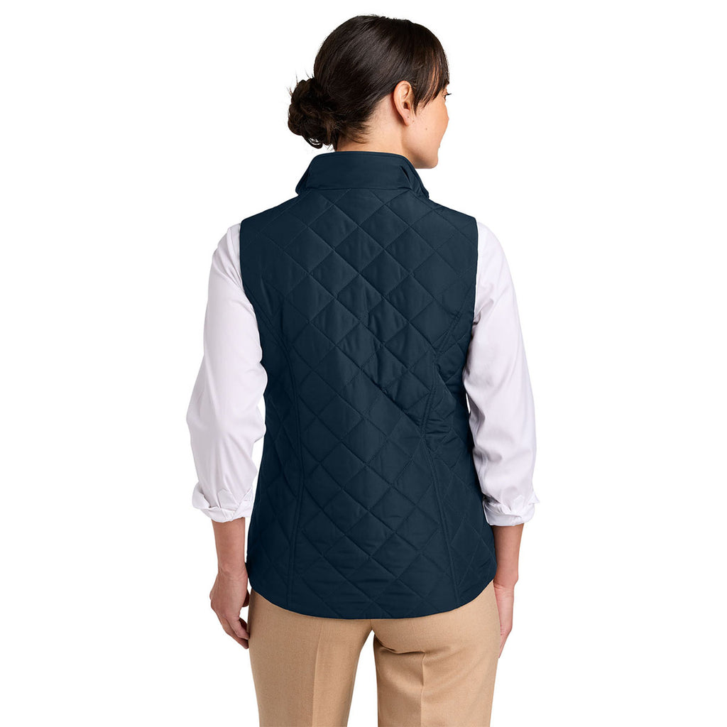 Brooks Brothers Women's Night Navy Quilted Vest