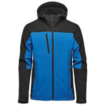 Stormtech Men's Azure Blue/Black Cascades Softshell Hoody