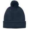 Port Authority River Blue Navy Cozy Pom Beanie