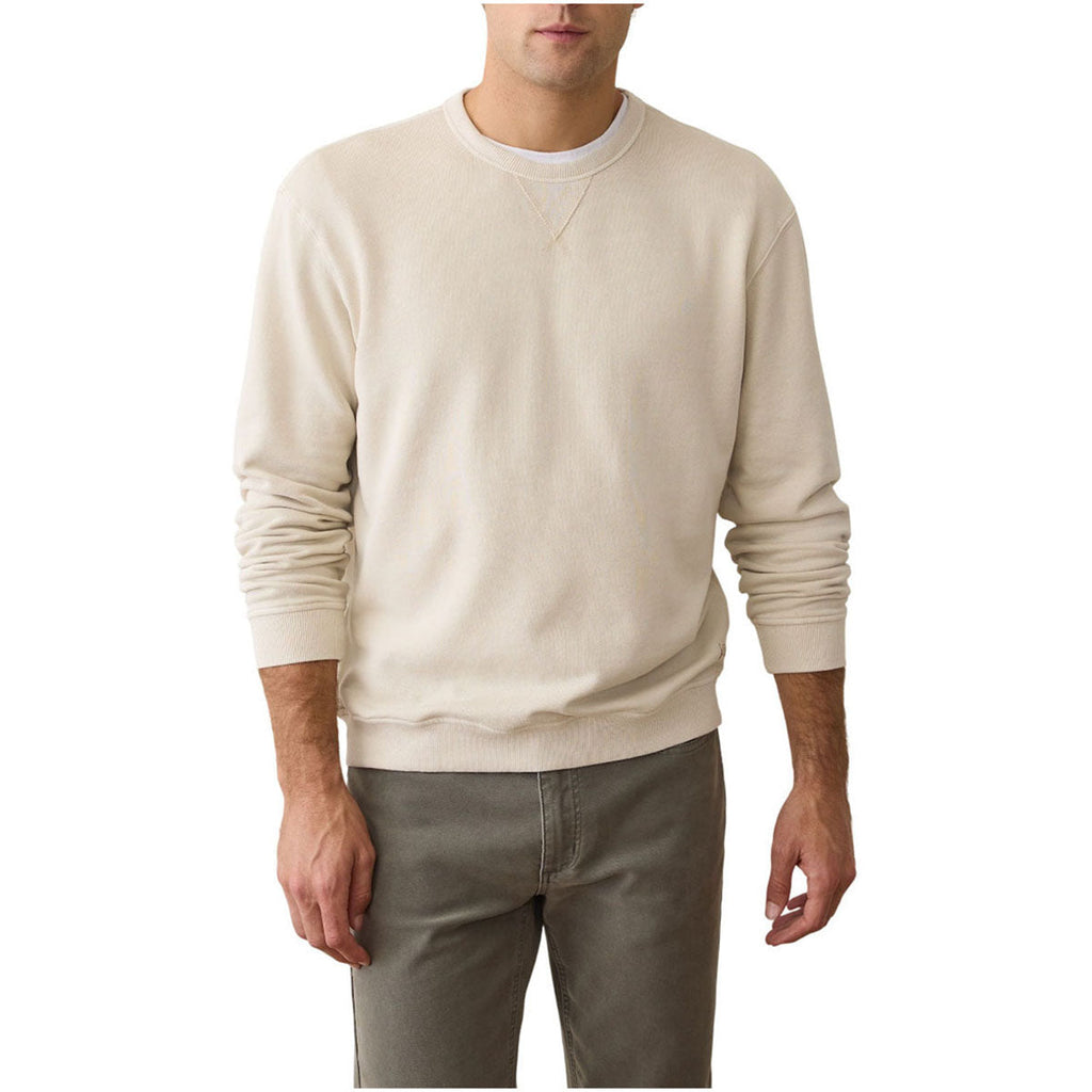 Marine Layer Men's Whitecap Cloud 9 Fleece Relaxed Crewneck