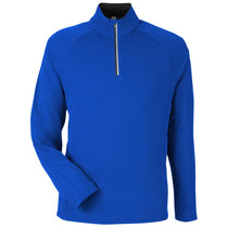 Core 365 Men's True Royal/Carbon Origin Performance Pique Quarter Zip