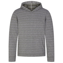 Landway Men's Heather Grey Montauk Reversed Stripe Hoodie