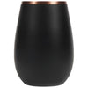 Snowfox Black 12 oz. Vacuum Insulated Grand Pinot Wine Glass