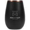 Snowfox Black 12 oz. Vacuum Insulated Grand Pinot Wine Glass