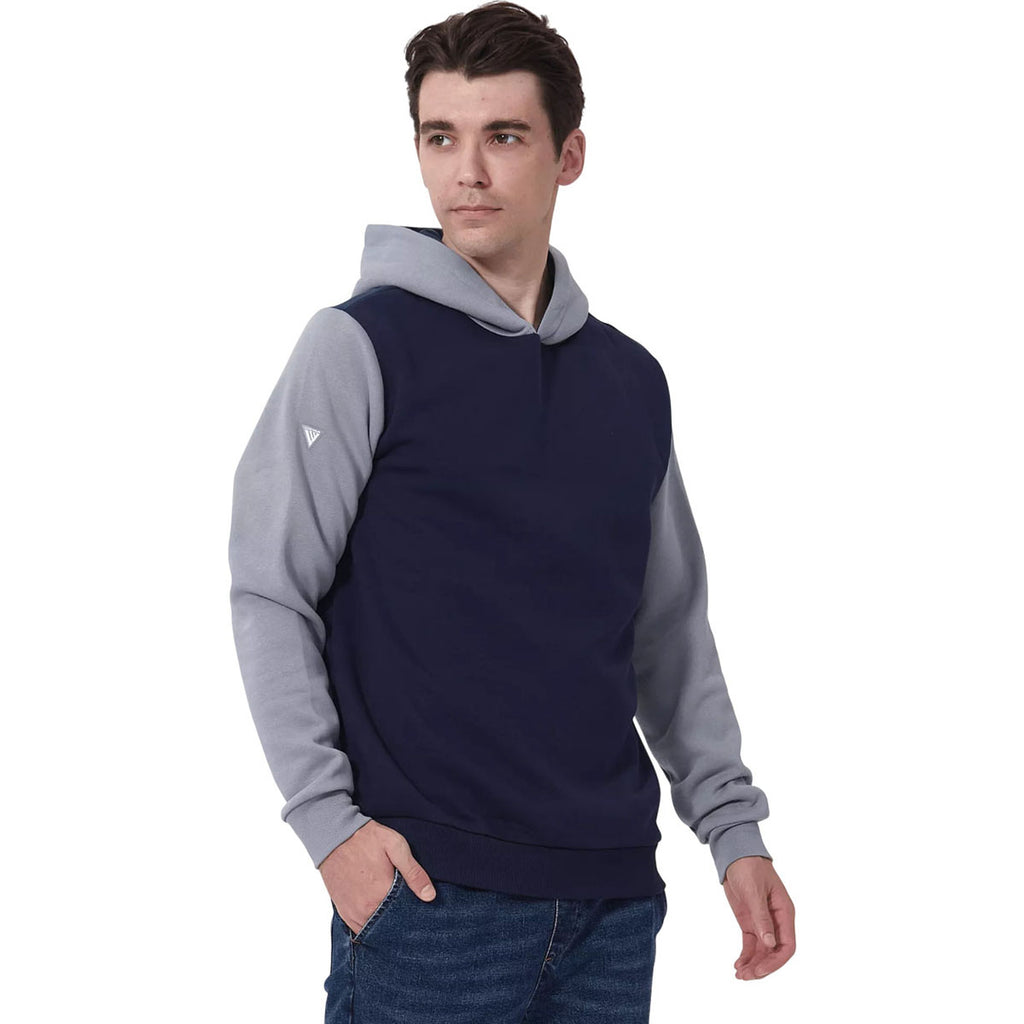 Levelwear Men's Navy/Pebble Ultimate Hoodie