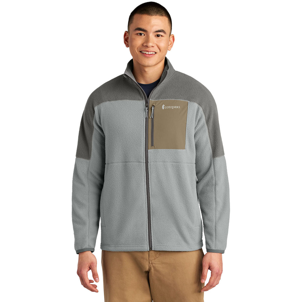 Cotopaxi Men's Cinder/Smoke Abrazo Full-Zip Fleece Jacket