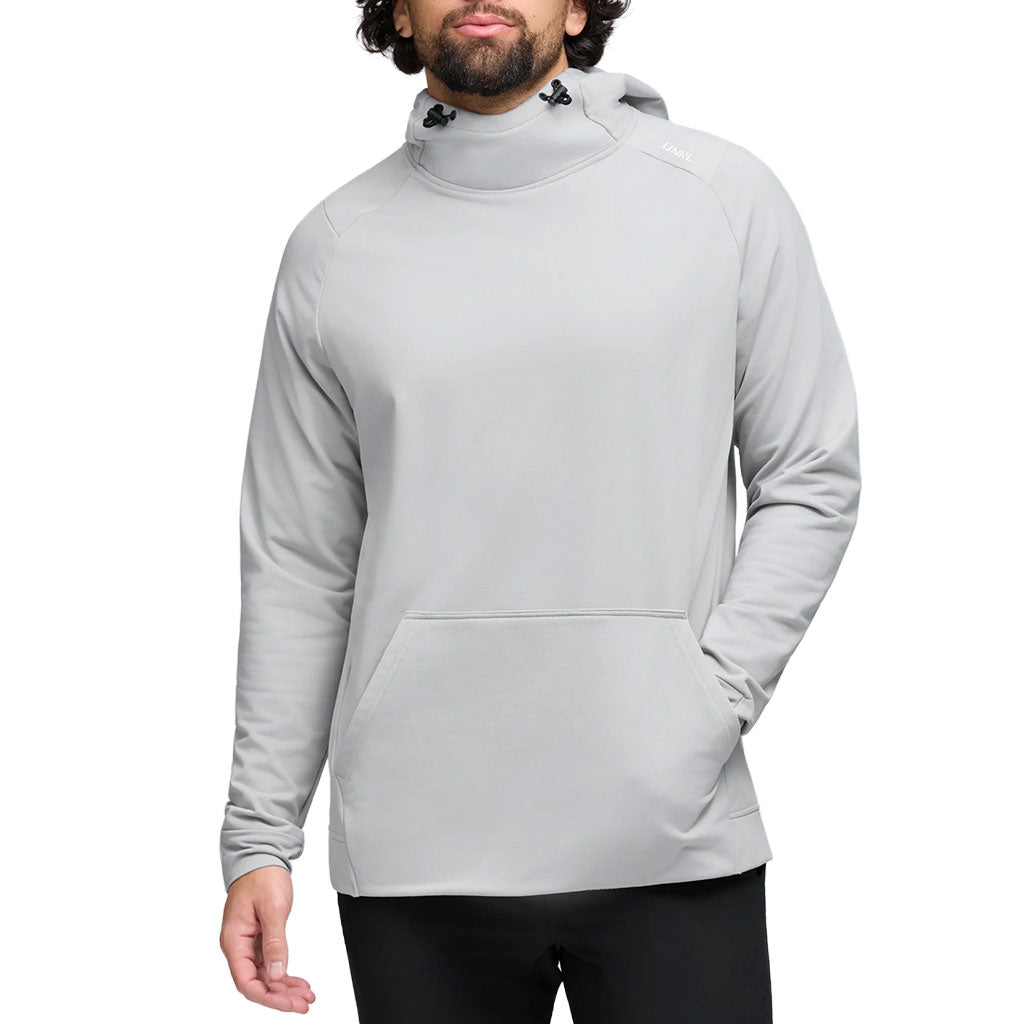 UNRL Unisex Core Grey Crossover Hoodie II