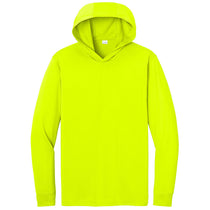 CornerStone Men's Safety Yellow Workwear Pro Long Sleeve Hooded Tee