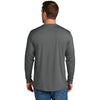 CornerStone Men's Metal Grey Workwear Pro Long Sleeve Pocket Tee