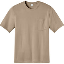 CornerStone Men's Silver Tan Workwear Pro Short Sleeve Pocket Tee