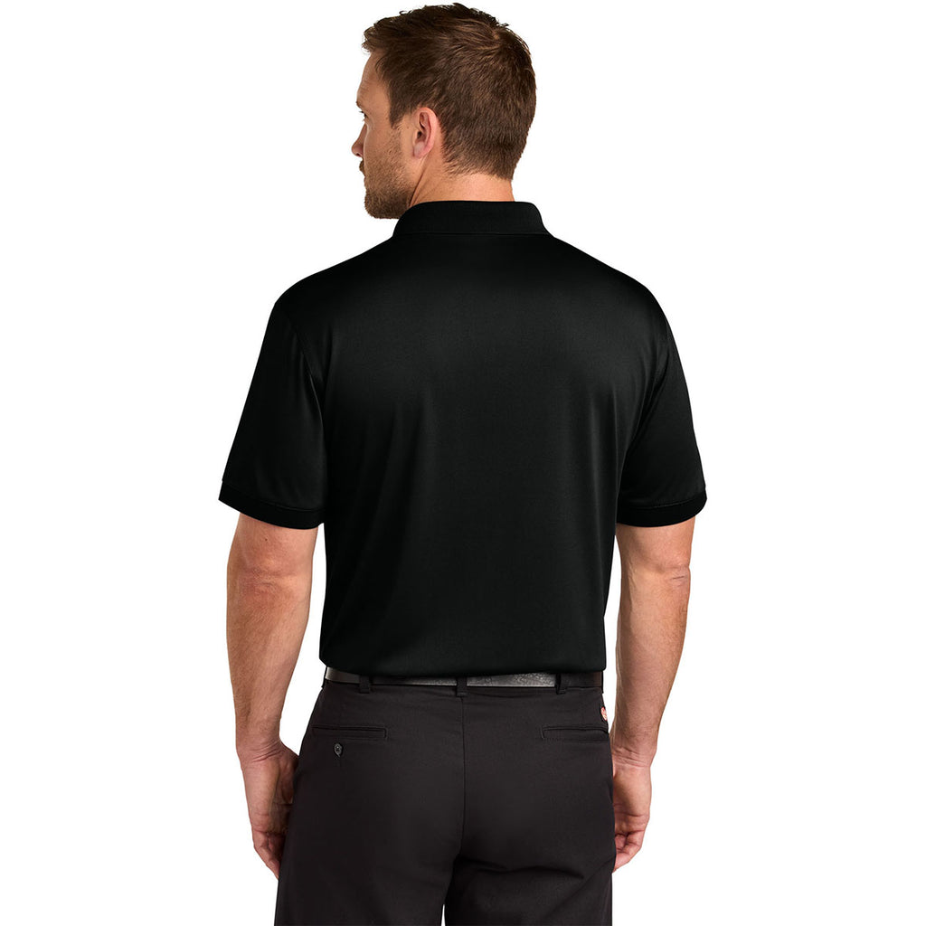 CornerStone Men's Black Workwear Pro Polo