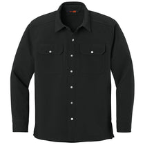 CornerStone Men's Black Soft Shell Shirt Jacket