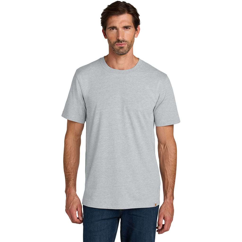 Carhartt Men's Heather Grey Short Sleeve T-Shirt