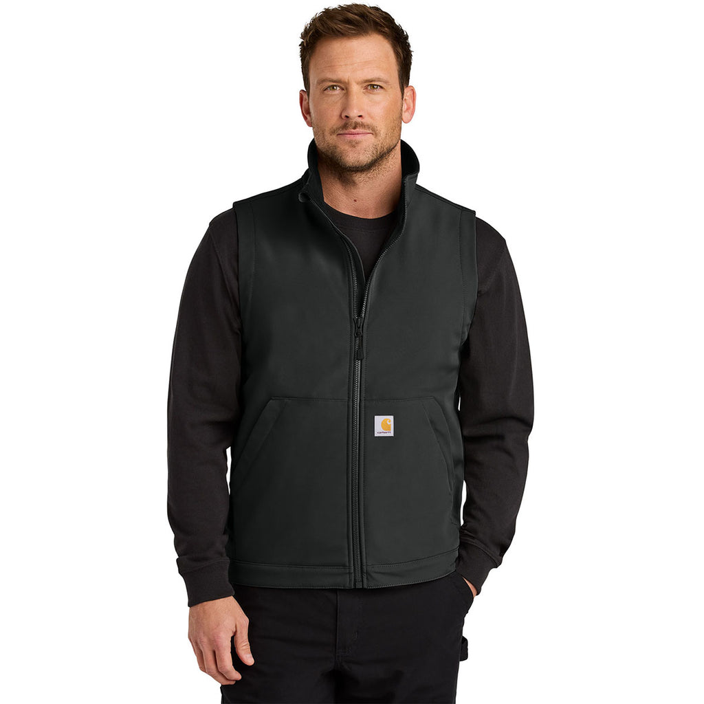 Carhartt Men's Black Rain Defender Soft Shell Vest