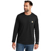 Carhartt Men's Black Force Long Sleeve Pocket T-Shirt