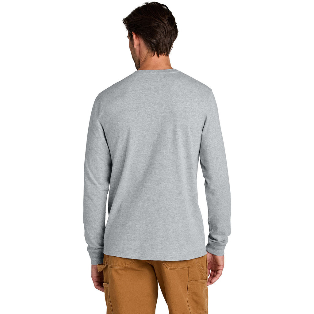 Carhartt Men's Heather Grey Long Sleeve T-Shirt