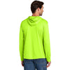 Carhartt Men's Brite Lime Force Sun Defender Long Sleeve Hooded T-Shirt