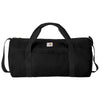Carhartt Black Canvas Packable Duffel with Pouch