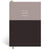 Papier Brown/Charcoal Colorblock Lined Notebook