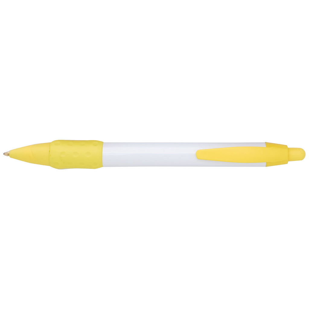 Koozie Group Yellow Digital Widebody Uni-Color Grip Pen