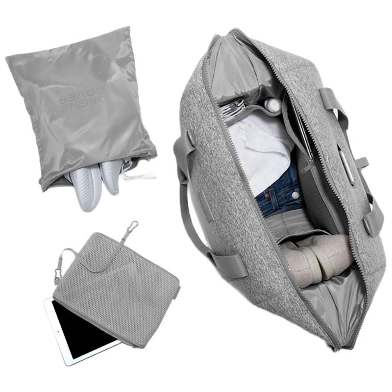 Dagne Dover Heather Grey Landon Neoprene Carryall Bag - Extra Large