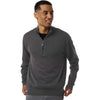 Devon & Jones Men's Graphite New Classics Quarter-Zip Sweater