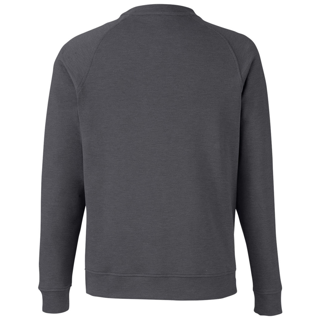 Devon & Jones Men's Black Melange Charleston Pullover