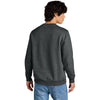 District Men's Heathered Charcoal Perfect Weight Fleece Crew