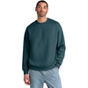 District Men's Deep Cyan V.I.T. Heavyweight Fleece Crew