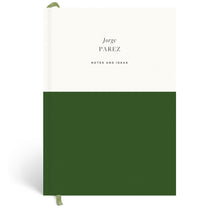 Papier Dark Green Demi Dotted Notebook