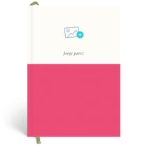 Papier Bright Pink Demi Lined Notebook