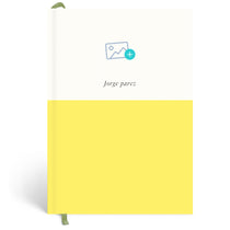 Papier Yellow Demi Lined Notebook