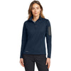 Eddie Bauer Women's River Blue Half Zip Performance Fleece Jacket
