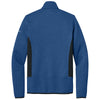 Eddie Bauer Men's Blue Heather Full-Zip Heather Stretch Fleece Jacket