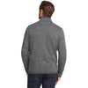Eddie Bauer Men's Dark Grey Heather Sweater Fleece Full Zip