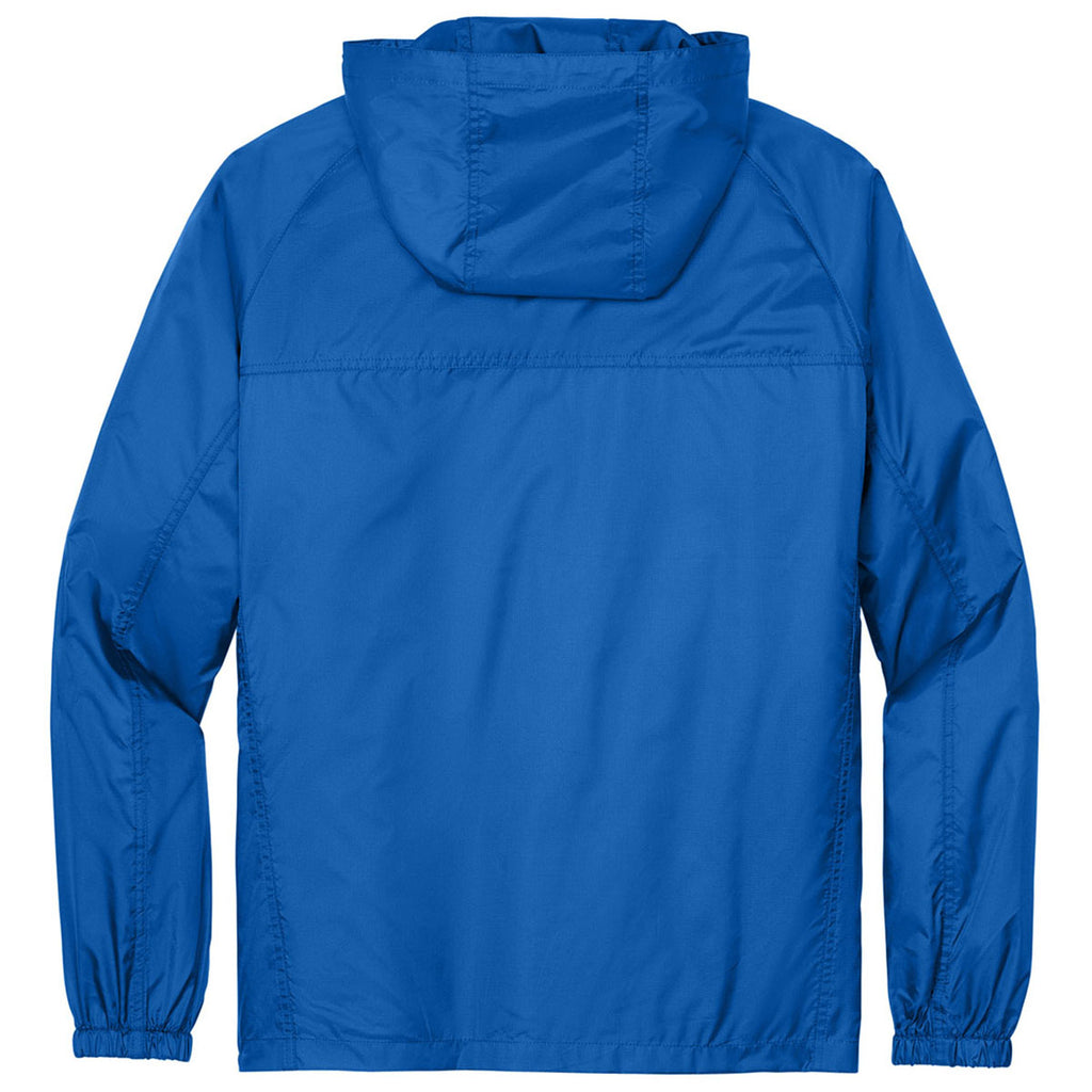Eddie Bauer Men's Brilliant Blue Packable Wind Jacket