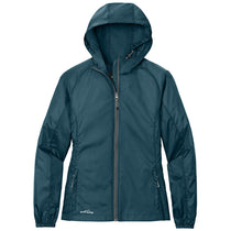 Eddie Bauer Women's Adriatic Blue Packable Wind Jacket