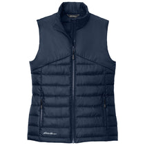 Eddie Bauer Women's River Blue Navy Quilted Vest