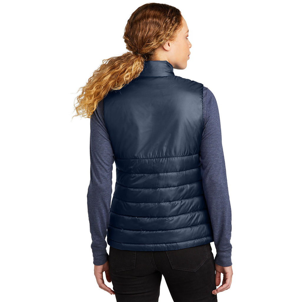 Eddie Bauer Women's River Blue Navy Quilted Vest